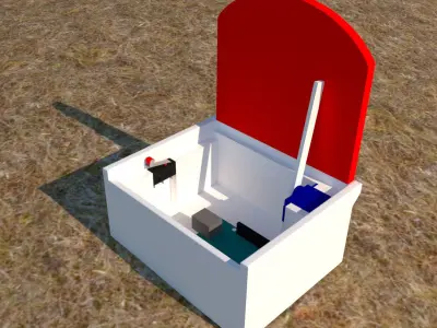Automatic Resetting Gun Practice Target Arduino UNO Free 3D print model