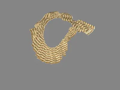 Dress collars scarves and necklaces decorated 3d models 3D model 3