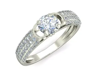 Wedding Ring  3D print model 141