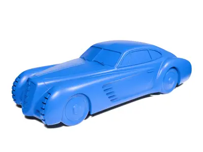 Art Decor style car 3D print model