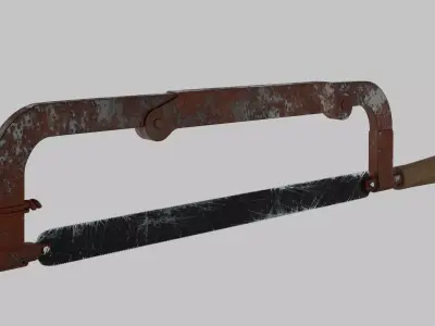 Old Hacksaw 3D model