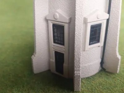 Austrian Water Tower Graz 1-160 resin 3D print model
