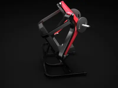 Wide Chest Press 3D model
