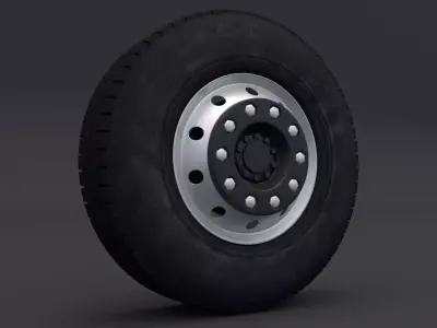 Off-Road Wheel 03 3D model