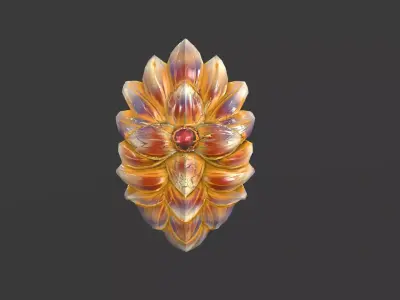 Shield 03 Low-poly 3D model