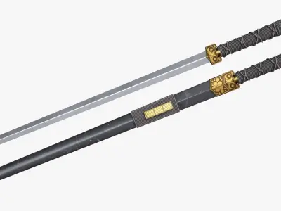 Xiaxue Han sword 3D model