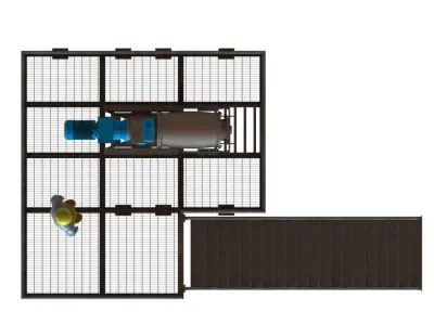 SEPARATOR PLATFORM FOR INSTALLATION GUIDE 3D model