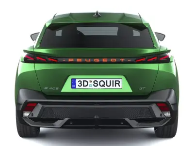 Peugeot 408 2026 3D model