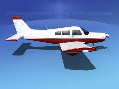 Piper PA-28 V02 3D model
