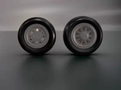 Airplane Wheels 3D model