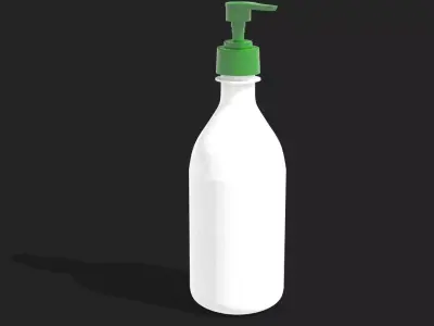 Soap bottle 3D model