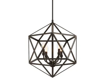 Industrial Pendant Light 3D model