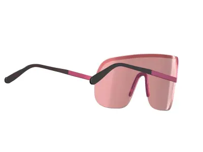 Pink Boeing Sunglasses 3D model