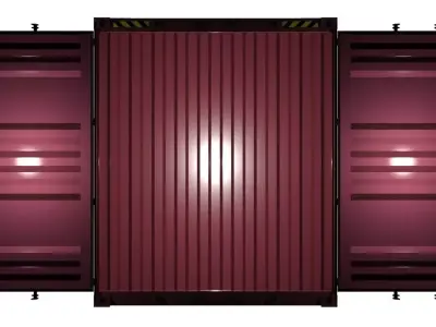 Autodesk Revit 2016 Shipping Container 20 Foot High Cube 3D model