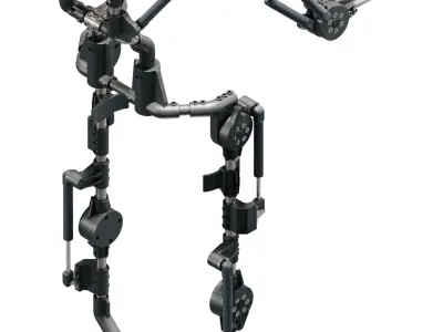 Exoskeleton for 3D printing 3D model