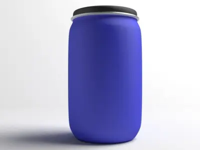 Barrel Plastic 1 3D model