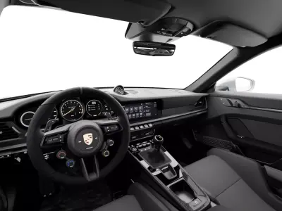 Porsche 911 GT3 RS 992 2023 High Detail Game Ready Cinematic Low-poly 3D model