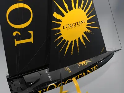  IMOCA 60 Ocean Race LOccitane Sailing 3D model