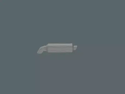exhaust pipe Free low-poly 3D model