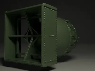 Nuclear bomb for 3Dprint 3D print model