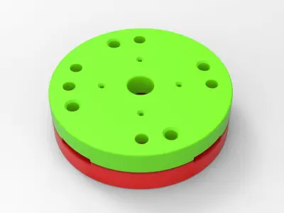 Mold for diecast military Ural tire OI-25 Scale 1 to 25 3D print model