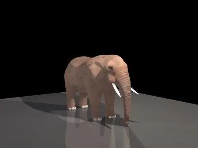 Elephant Free 3D model purchase