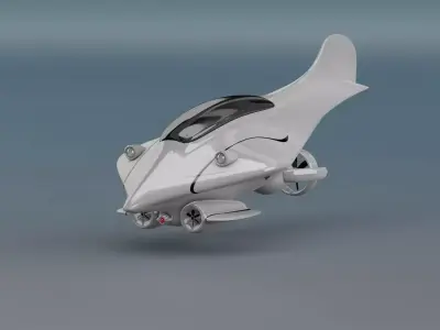 watercraft submarine concept 3D model
