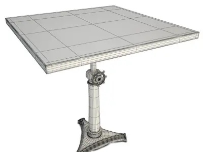 Mahon Industrial Table Segarra Free 3D model