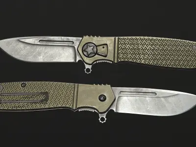 Knife CRKT  Low-poly 3D model
