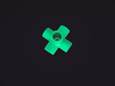 6-Way Pipe Connector 3D model