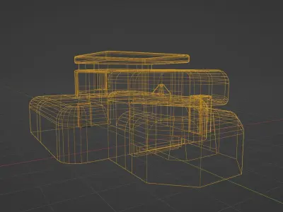 WWII Bunker German Regelbau Atlantic Wall Defense Free 3D model