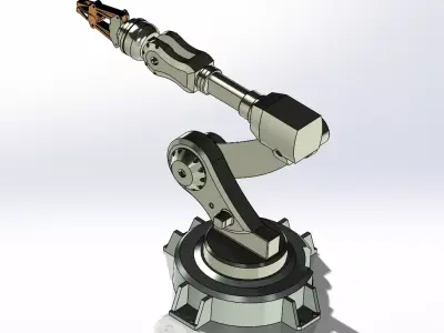 Robotic Arm 3D Model Free 3D model