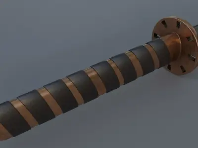 Katana Sword 3D model buy