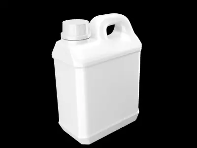 Jerry cans 1000ml Low-poly 3D model