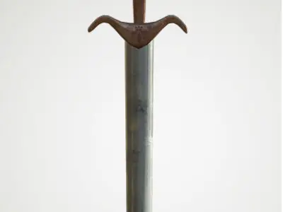 Sword set Low-poly 3D model
