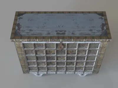 Chatham 5 Drawer Accent Chest 3D model