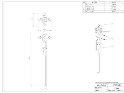 WG 7013 - Mace v4 Low-poly 3D model purchase