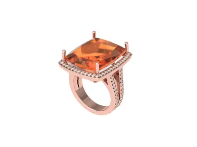 Wedding Ring  3D print model 399