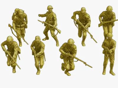 Japanese soldiers ww2 J2 Pack1