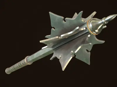 Collection of Maces 3 3D Model Pack