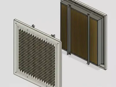 Positive Pressurization Unit PPU CAD Model 3D model