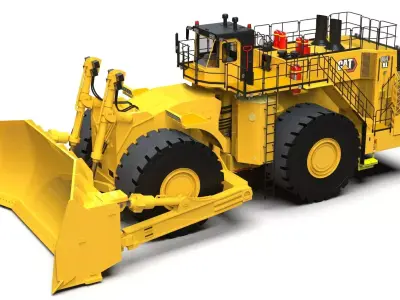 Caterpillar Giant Wheel Dozer 3D model
