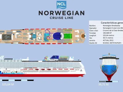 NORWEGIAN BREAKAWAY 3D model