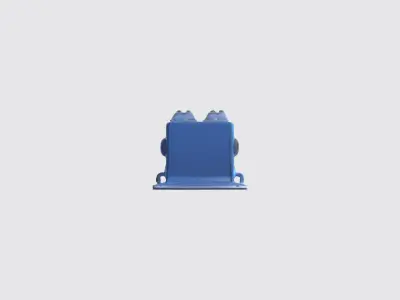 Barrier 3 Low-poly 3D model