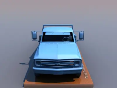 CHEVY C10 1968 TOW TRUCK 3D print model