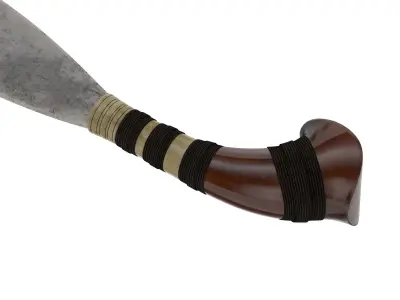 Barong Sword Low-poly 3D model