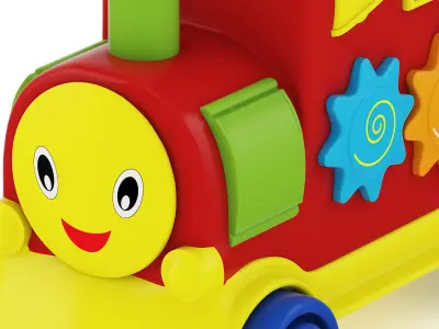 Train Toy 3D model order