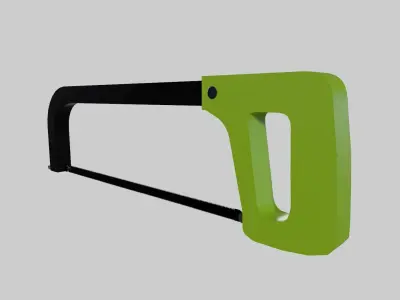 handsaw band saw Low-poly 3D model