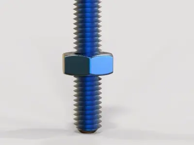 M5 x 40mm Full Thread Hex Bolts 3D print model