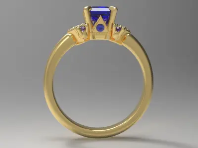 Antique Ring  3D print model